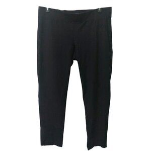 Eileen Fisher Womens Black Stretch Pants Medium
